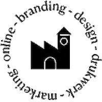 deideeenfabriekvanpieters logo design marketing online Sticker