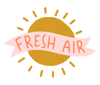Fresh Air Summer Sticker by blurtitout