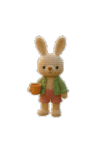 Bunny Theo Sticker by STAY WILD - Outdoor