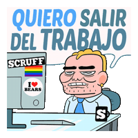 Work Lgbt Sticker by SCRUFF