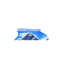 Mt Everest Mountains Sticker
