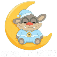 Good Night Love Sticker