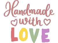 Hand Made Love Sticker