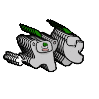 Panic Sticker by biospectrum