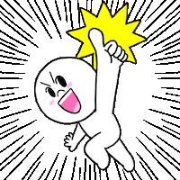 Happy Moon Sticker by LINE FRIENDS