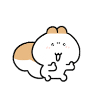 Squirrel Mono Sticker by Kcomics