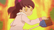 pumped up cleaning GIF by YO-KAI WATCH