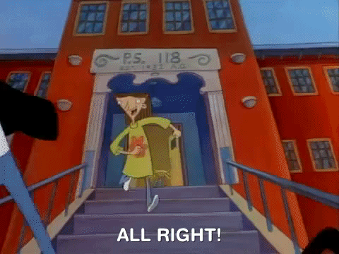 hey arnold nick splat GIF