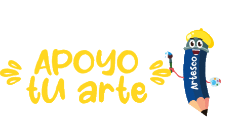 artesco_oficial giphyupload color arte lapiz Sticker