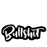 Angry Lettering Sticker