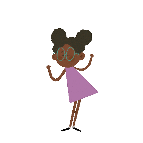 Black Girl Dancing Sticker