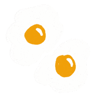 Sunny Side Up Cooking Sticker by scholzydesign