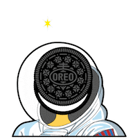 hungry space Sticker by Oreo