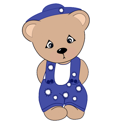 Happy Teddy Bears Sticker
