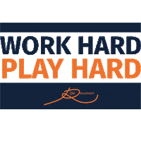 Work Hard Play Hard Sticker by dmrecruitment