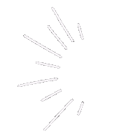 White Line Arrow Sticker