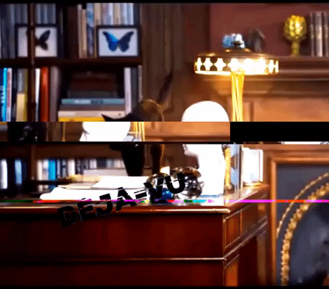 joebest giphygifmaker matrix blackcat dejavu GIF