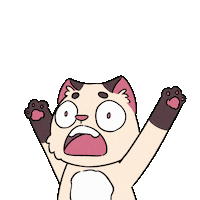 Cat Help Sticker