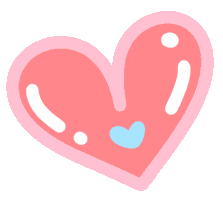 I Love You Heart Sticker by Ai and Aiko