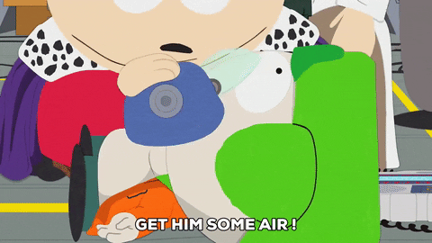 suffocating eric cartman GIF by South Park 