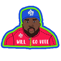Register To Vote Hip Hop Sticker by #GoVote