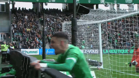 Lets Go Rage GIF by AS Saint-Étienne