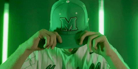 Baseball Ball GIF by Marshall University Athletics