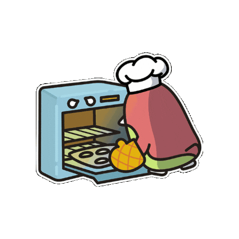 Cake Cooking Sticker