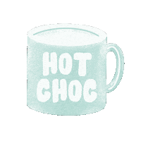 ThreeTreasures mug hot chocolate cocoa take a break Sticker