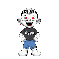 Animated Gif White Monkey Sticker by Zhot