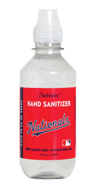 Bathletix mlb washington nationals handsanitizer Sticker