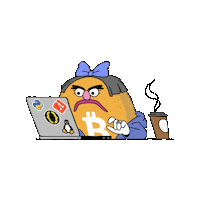 Bitcoin Cryptocurrency Sticker by herecomesbitcoin