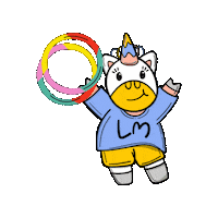Unicorn Sticker by Move For Life
