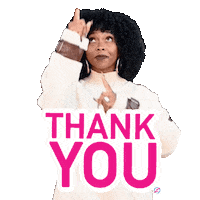 Thanks Thank You Sticker by Sweenee Style