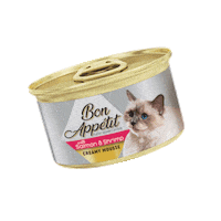 bonappetitpet cat food kitty bon Sticker