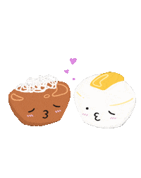 In Love Hearts Sticker