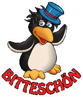 Hat Pinguin Sticker by Living Puppets