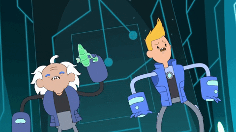 chris escape GIF by Cartoon Hangover