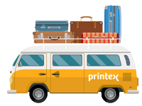 Printex travel vw vwbus printex Sticker