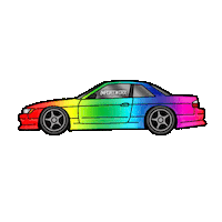 Drifting Nissan Silvia Sticker by ImportWorx