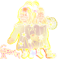 Glow Hand Held Sticker by Miyrumiyru