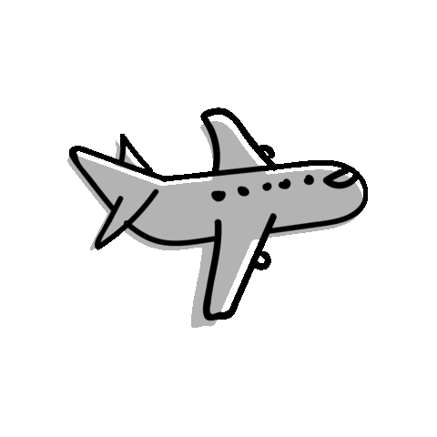 Cinemorama giphyupload travel flying airplane Sticker