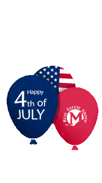 Celebrating Independence Day Sticker by The M Real Estate Group
