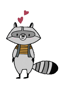 vonhandmitherz racoon picapauyan vonhandmitherz Sticker