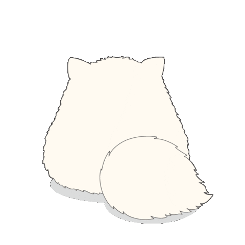 Cat Dog Sticker by moimoimoinen