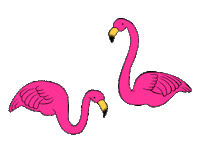 VaguelyVoguing flamingo flamingos vaguelyvoguing featherstone Sticker