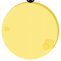 Halloween Moon Sticker