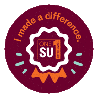 Give Back Make A Difference Sticker by Susquehanna University