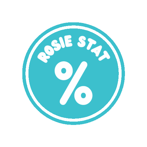 Rosie Report Stat Sticker by We Are Rosie