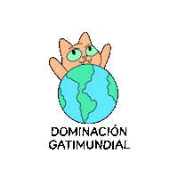 Cat Sticker by @gallegoseba